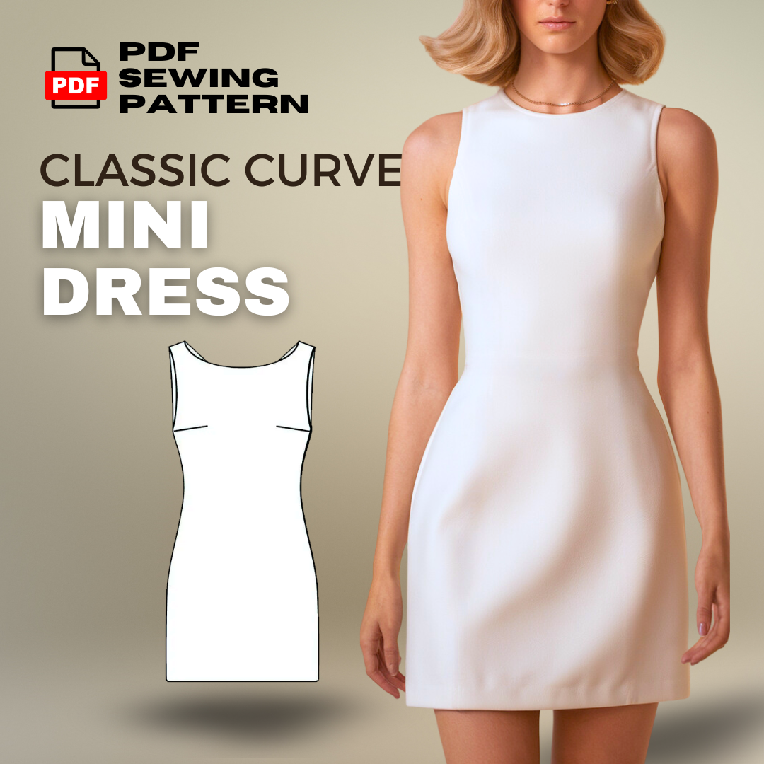 Classic Curve Mini Dress Sewing Pattern