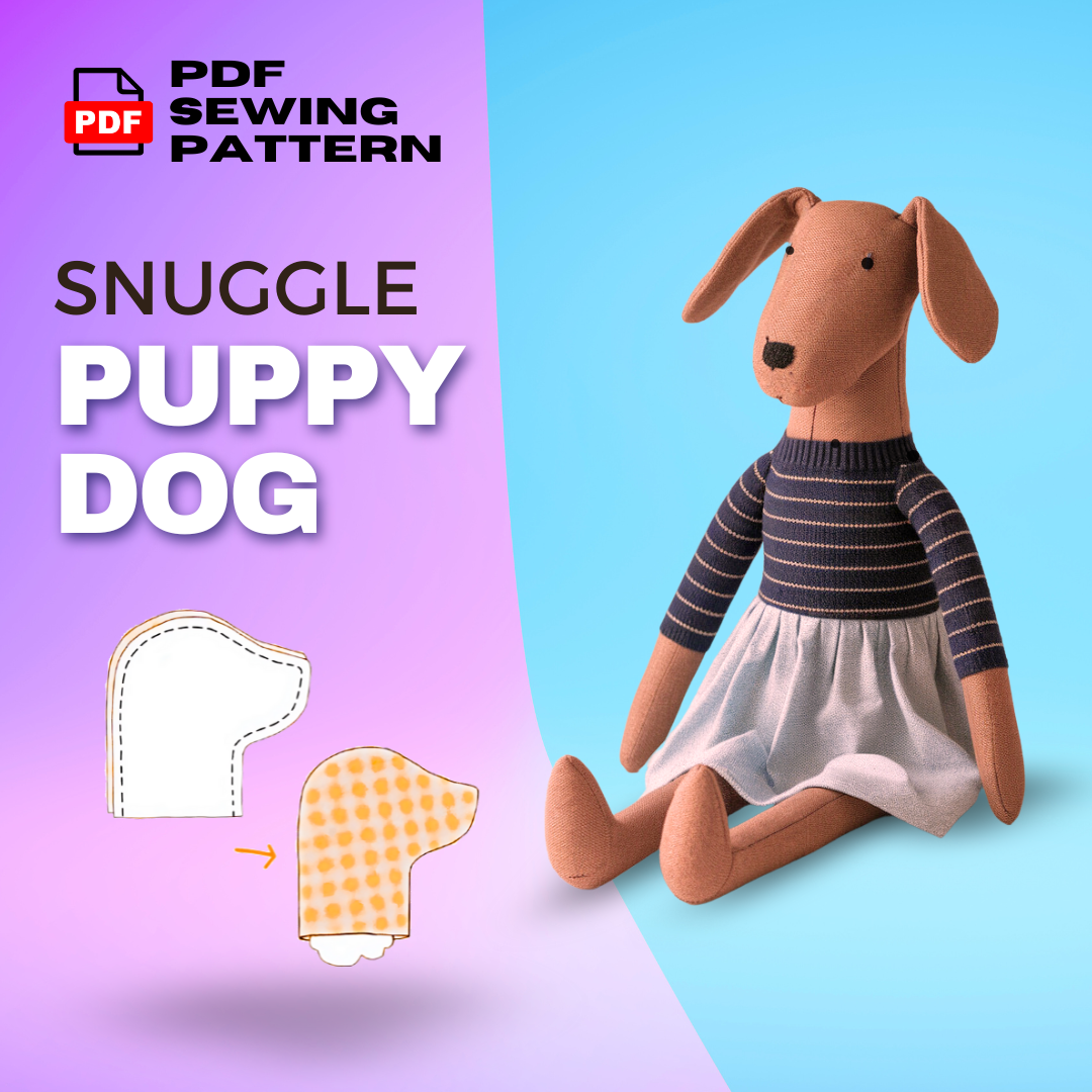 Snuggle Puppy Dog Sewing Pattern