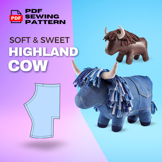 Soft and Sweet Highland Cow