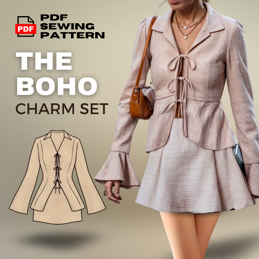 The Boho Charm Set Sewing Pattern