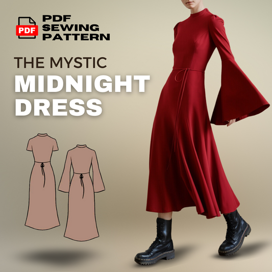 The Mystic Midnight Dress Sewing Pattern